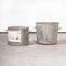 French Galvanised Tubs, 1950s, Set of 2 1