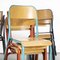 Mixed French Stacking School Chairs, Set of 13 2