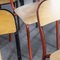 Mixed French Stacking School Chairs, Set of 13 8