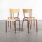 French Mullca Vintage Red Model 511 Dining Chairs, 1970s, Set of 4, Image 3