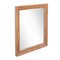 Neoclassical Empire Rectangular Gold Hand Carved Wooden Mirror, 1970s 2