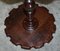 Lancaster Antique Hardwood Pie Crust Claw & Ball End Table 15