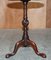 Lancaster Antique Hardwood Pie Crust Claw & Ball End Table, Image 6