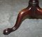 Lancaster Antique Hardwood Pie Crust Claw & Ball End Table 10