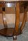 Mesa baja vintage de madera nudosa y nogal, Imagen 11