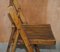 English Oak Folding Steamer Chairs, 1900-1920, Set of 6, Image 13