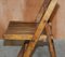 English Oak Folding Steamer Chairs, 1900-1920, Set of 6 16