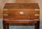 Victorian Hardwood Military Campaign Writing Slope Desk 4