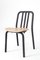 Anthracite Grey Tube Chair with Oak Seat by Eugeni Quitllet for Mobles 114 3