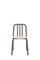 Anthracite Grey Tube Chair with Oak Seat by Eugeni Quitllet for Mobles 114 1