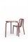 Chestnut Brown Tube Chair with Oak Seat by Eugeni Quitllet for Mobles 114, Image 2