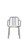 Blaugrauer Tube Sessel mit Sitz aus Eiche von Eugeni Quitllet für Mobles 114 1