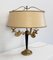 Empire Style Gilt Brass Lamp, Early 20th Century 3