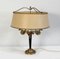 Lámpara estilo Imperio de latón dorado, principios del siglo XX, Imagen 1