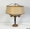 Empire Style Gilt Brass Lamp, Early 20th Century 14