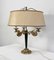 Empire Style Gilt Brass Lamp, Early 20th Century 4