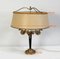 Empire Style Gilt Brass Lamp, Early 20th Century 16