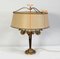 Empire Style Gilt Brass Lamp, Early 20th Century 17