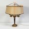 Lámpara estilo Imperio de latón dorado, principios del siglo XX, Imagen 17