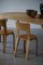 Table de Salle à Manger Ronde Mid-Century avec 2 Rallonges en Chêne Massif, Danemark, 1960s 11
