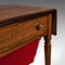 Antique English Regency Drop Leaf Sewing Table in Rosewood, 1820s, Image 11