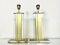 Gold and Clear Acrylic Glass Table Lamps, Belgium, 1970s, Set of 2 6