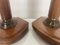 French Stitched Leather and Brass Table Lamps, 1960s, Set of 2, Image 4