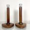 French Stitched Leather and Brass Table Lamps, 1960s, Set of 2, Image 11