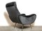 Italian Black Lady Lounge Chair, 1950s, Image 9