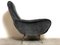 Italian Black Lady Lounge Chair, 1950s 8