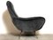 Italian Black Lady Lounge Chair, 1950s, Image 8