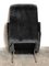 Italian Black Lady Lounge Chair, 1950s, Image 10
