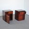 Walnut Diamante Series Bedside Tables by Luciano Frigerio, 1970s, Set of 2, Image 6