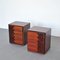 Walnut Diamante Series Bedside Tables by Luciano Frigerio, 1970s, Set of 2, Image 8