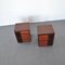 Walnut Diamante Series Bedside Tables by Luciano Frigerio, 1970s, Set of 2, Image 4
