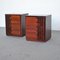 Walnut Diamante Series Bedside Tables by Luciano Frigerio, 1970s, Set of 2, Image 10