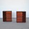 Walnut Diamante Series Bedside Tables by Luciano Frigerio, 1970s, Set of 2, Image 9