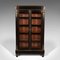 Tall Antique English Regency Display Cabinet or Bookcase, 1830s, Image 1