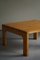 Danish Modern Square Solid Pine Coffee Table, 1970s 13