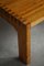 Danish Modern Square Solid Pine Coffee Table, 1970s, Image 4