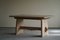 Danish Brutalist Rectangular Dining Table in Solid Oak, 1950s 1