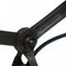 Vintage Industrial Black Enamel Scissor Pendant Light, Image 5