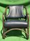 Bamboo Lounge Chairs with Skai Leather, Set of 2 6