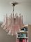 Lustre en Verre de Murano Rose 2