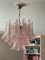 Pink Murano Glass Chandelier 2