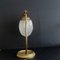 Jugendstil Tischlampe aus Messing & Glas, 1930er 5
