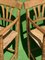German Bobbin Turned Side Chairs with Rush Seats, Set of 2 4
