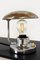 Lampada da tavolo in stile Bauhaus in metallo cromato di Josef Hurka per Napako, anni '50, Immagine 13