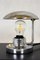 Lámpara de mesa estilo Bauhaus de cromo de Josef Hurka para Napako, años 50, Imagen 1