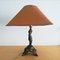 Lampe de Bureau Art Nouveau en Bronze 1